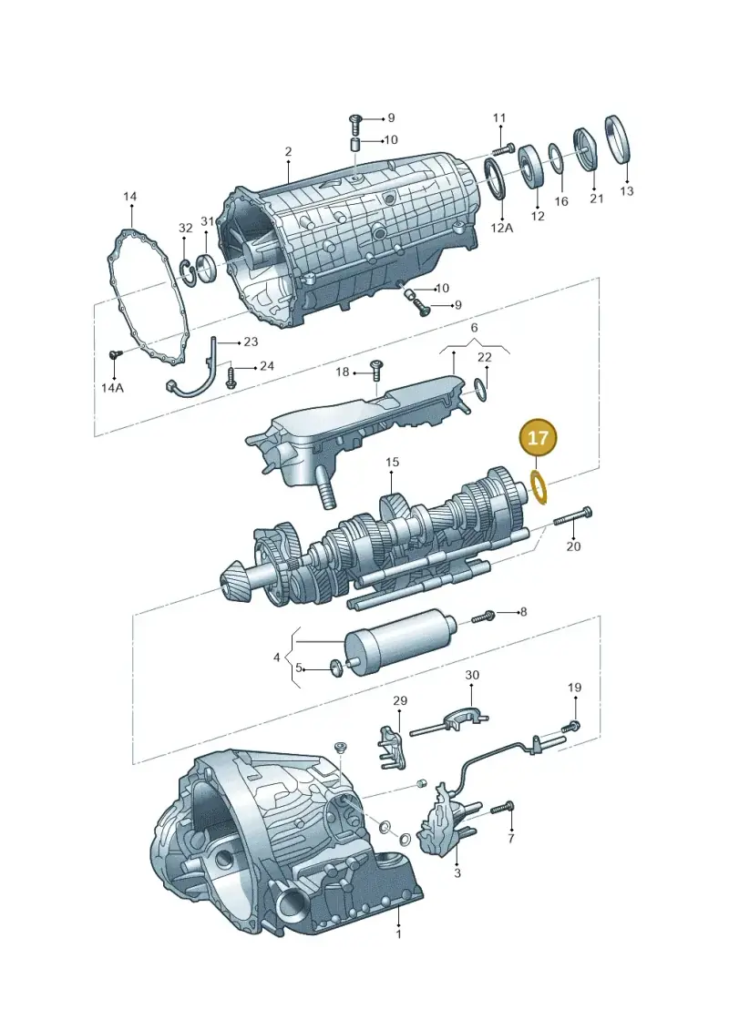 N91214701 — Audi Q5 qu. 2.0 (2018-) diagram 577325076, position 17