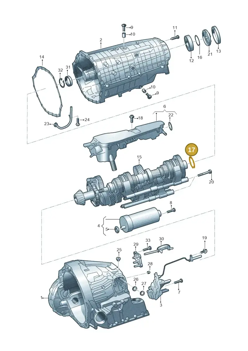 N91214701 — Audi A6 (2018-2025) diagram 798325810, position 17