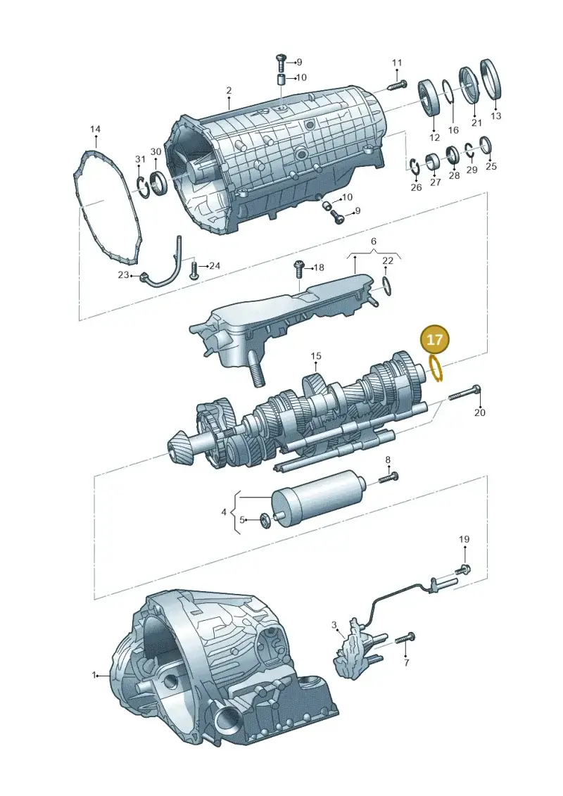 N91214701 — Audi A6 (2018-2025) diagram 896325610, position 17