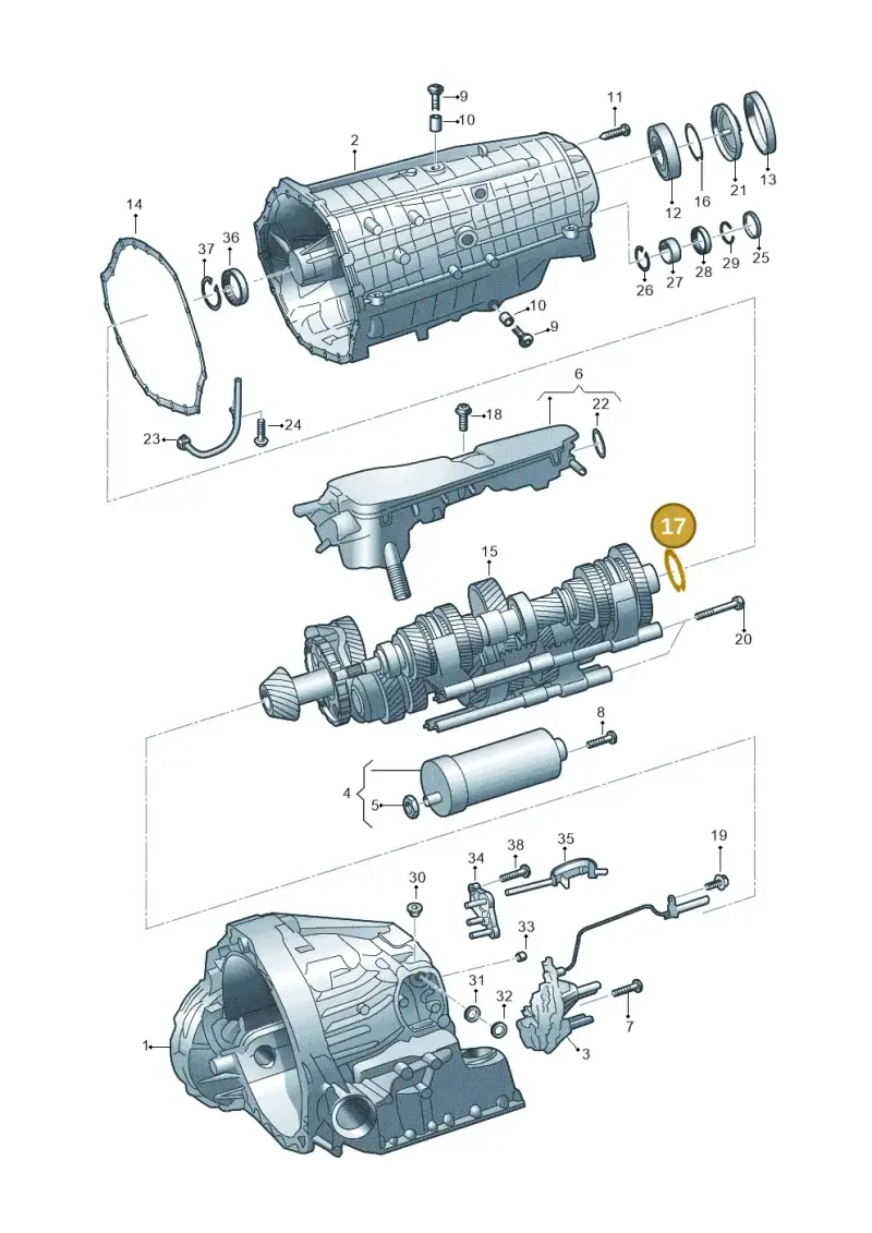 N91214701 — Audi A6 (2018-2025) diagram 897325880, position 17
