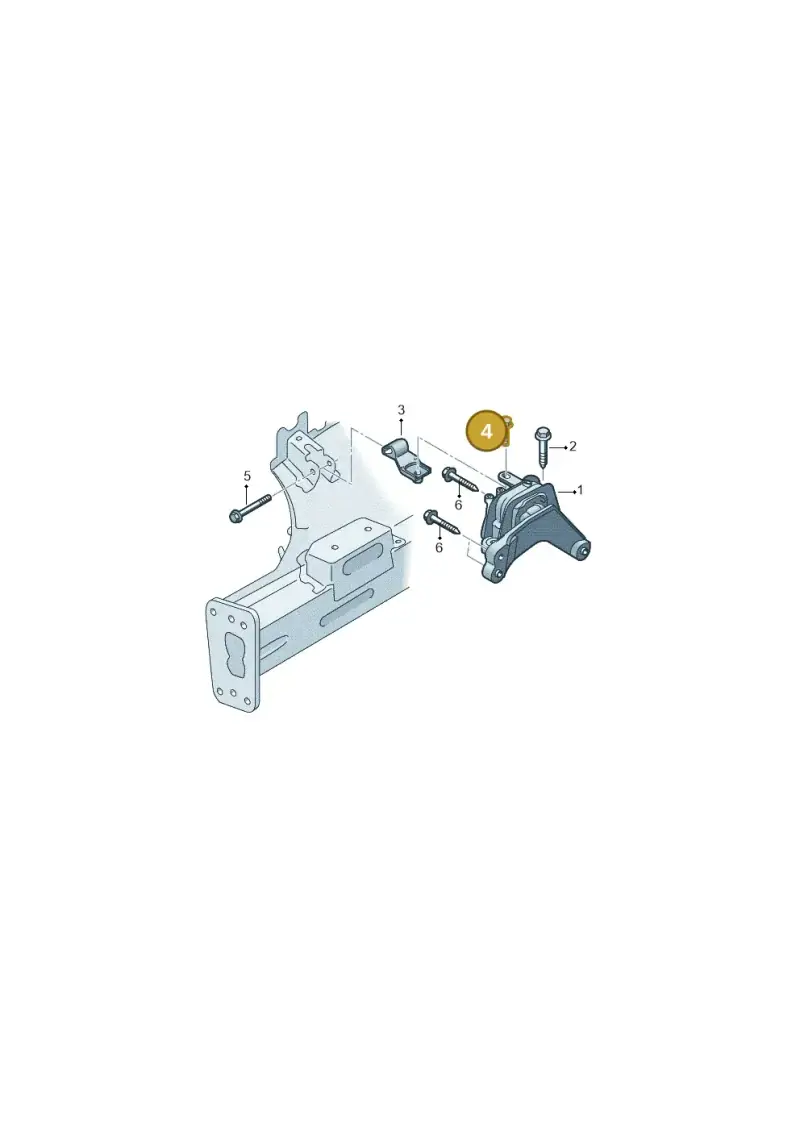 N91229601 — Volkswagen Multivan (2021-) diagram 7t0199001, position 4