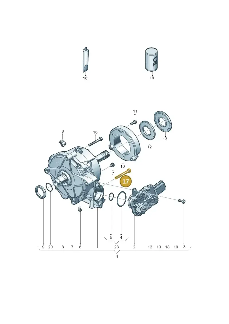 N91239202 — Audi A4 (2015-2025) diagram 849409030, position 17