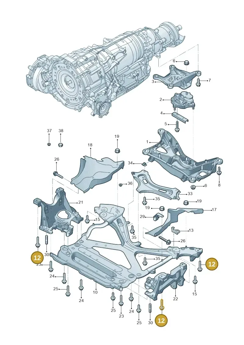 N91247202 — Audi Q5 qu. 2.0 (2018-) diagram 428399070, position 12
