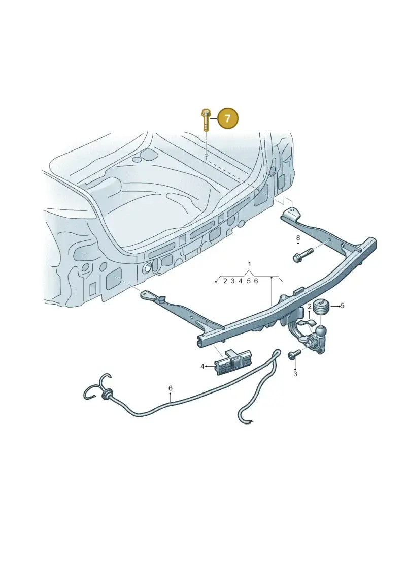 N91247202 — Audi RS6 Avant (2019-2025) diagram 435804500, position 7