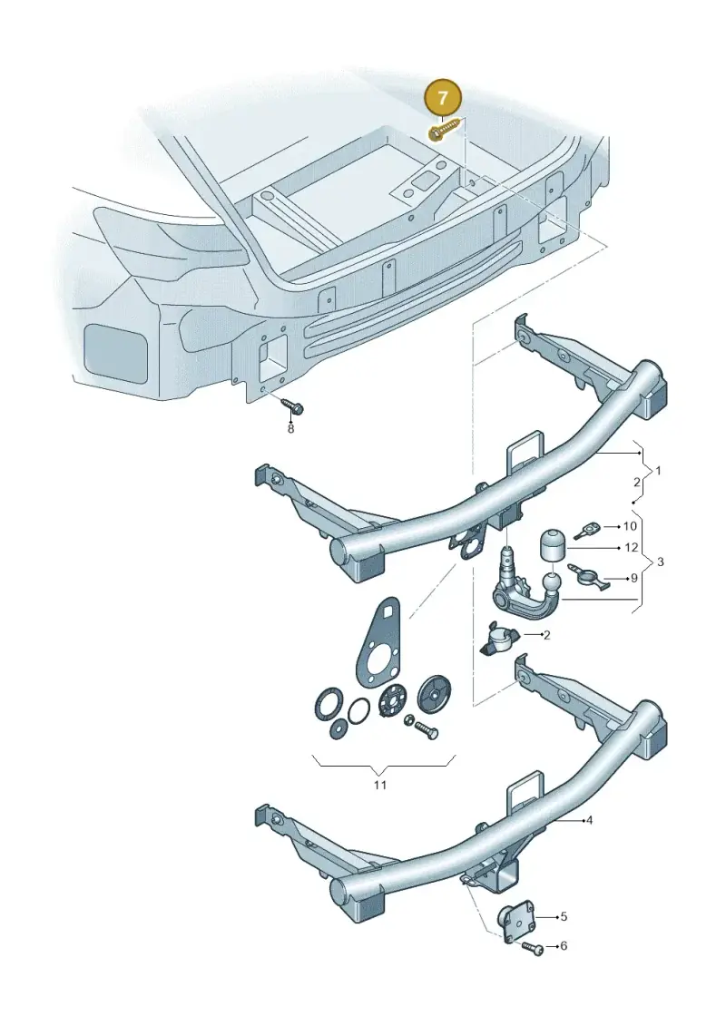 N91247202 — Audi Q8 e-tron (2018-2025) diagram 586804051, position 7