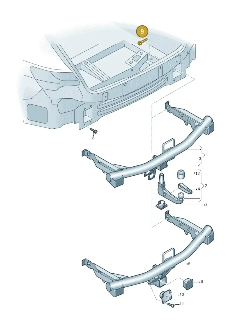 N91247202 — Audi Q8 e-tron (2018-2025) diagram 586804500, position 9