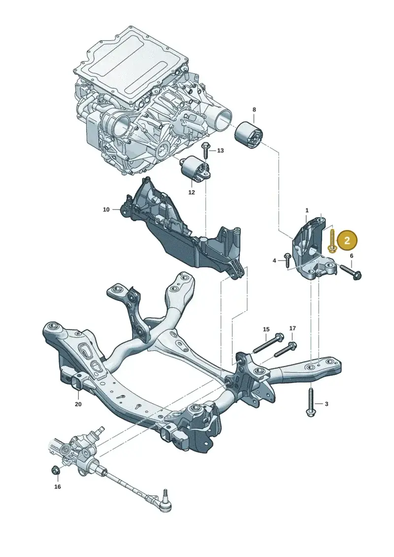 N91247202 — Audi Q6 e-tron (2023-2025) diagram f5s199000, position 2