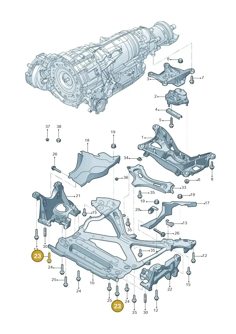 N91253501 — Audi Q5 qu. 2.0 (2018-) diagram 428399070, position 23