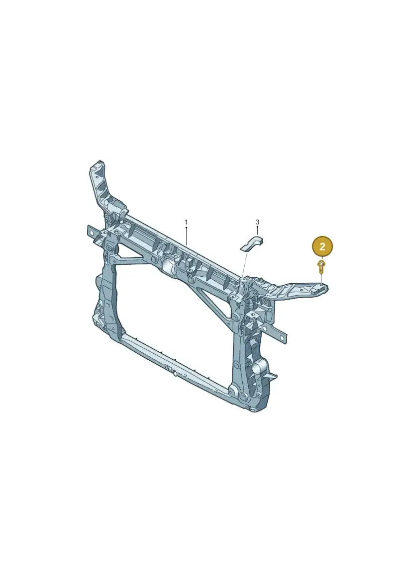 N91258801 — Audi A3 Sportback (2019-2025) diagram 596805000, position 2