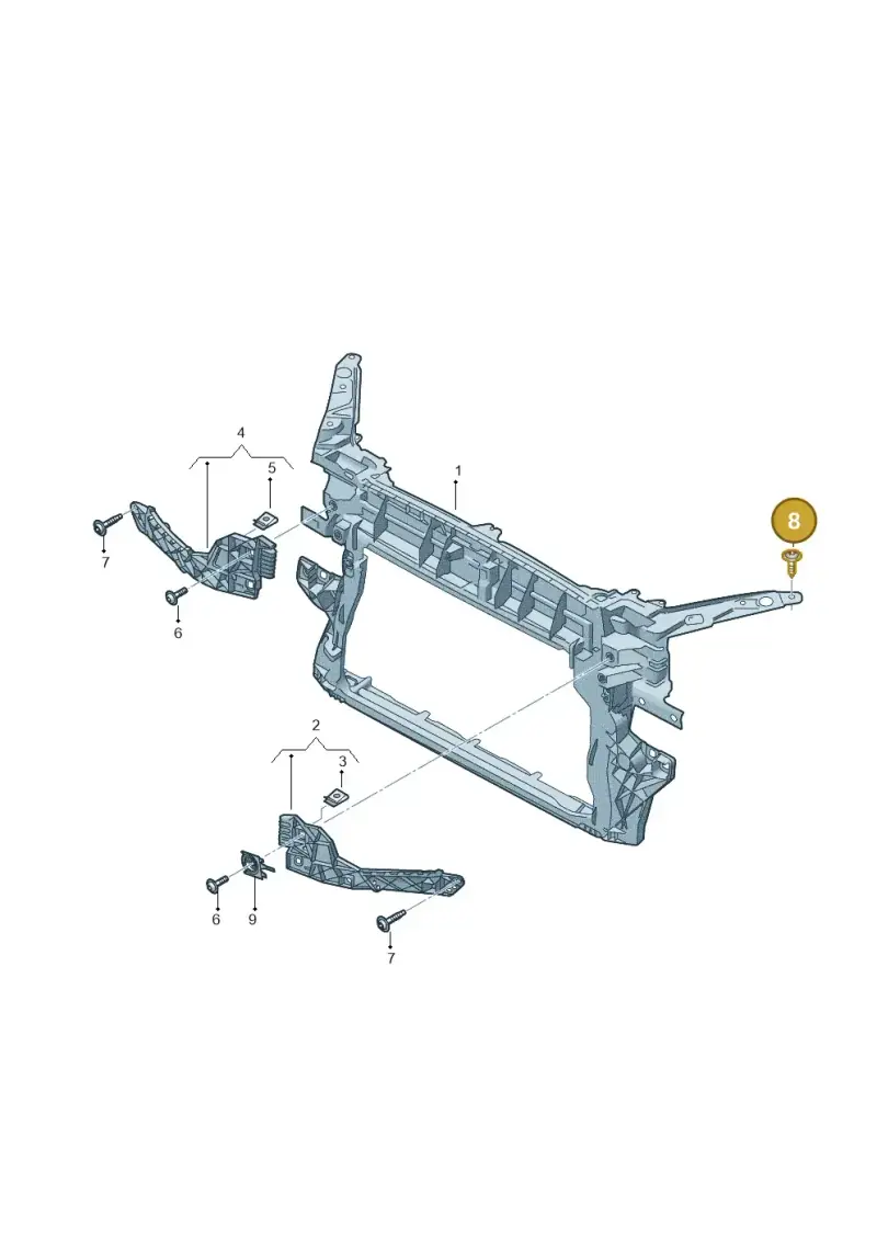 N91258801 — Audi Q2 (2016-2025) diagram 803805000, position 8