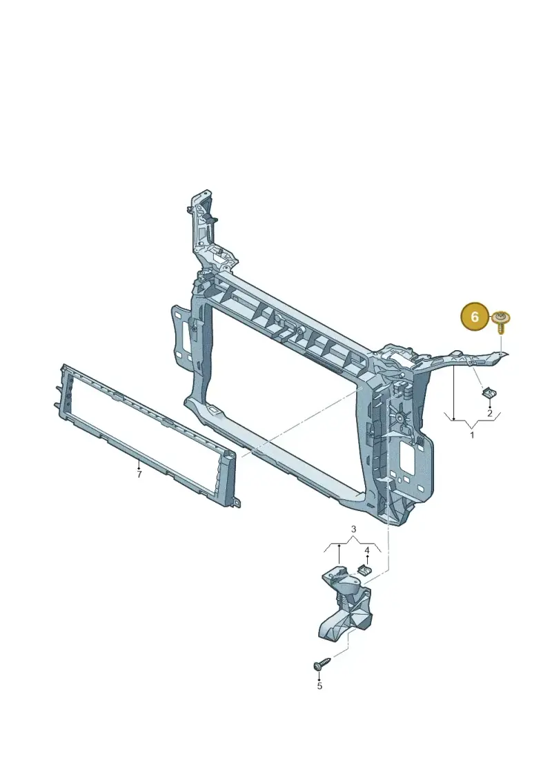 N91258801 — Audi RS Q3 Sportback (2019-2024) diagram 597805000, position 6