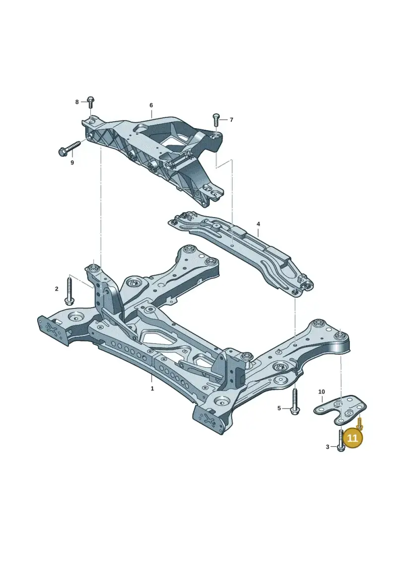 N91260401 — Volkswagen ID.Buzz (2022-) diagram 15a401000, position 11