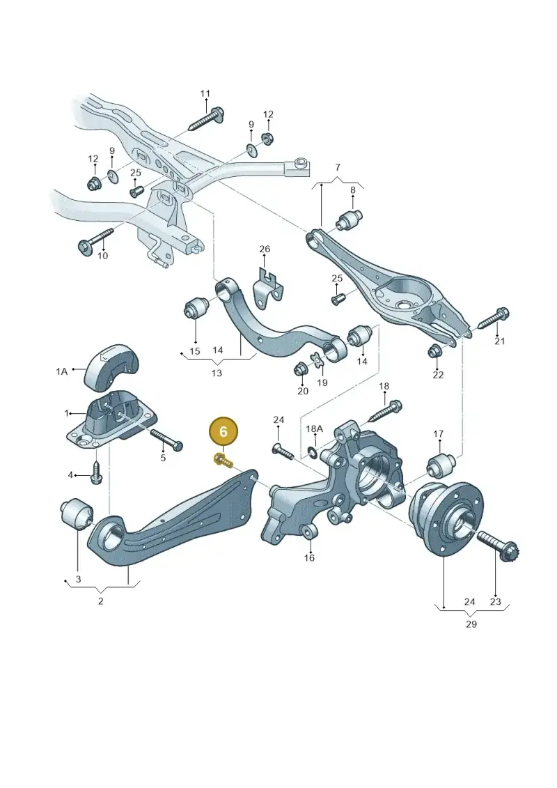 N91268601 — Volkswagen Teramont (2021-2023) diagram 746505300, position 6