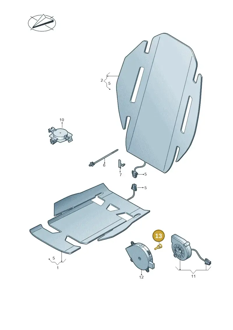 N91269201 — Volkswagen Touareg (2017-2023) diagram 439963000, position 13