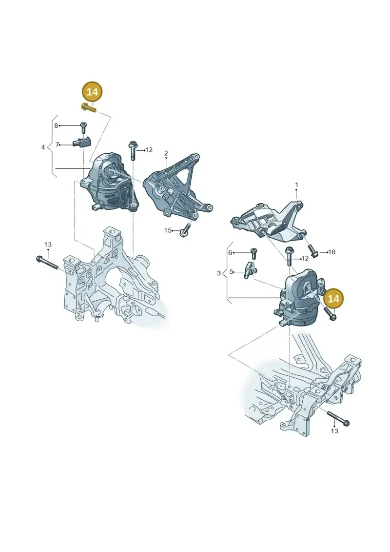 N91275001 — Volkswagen Touareg (2017-2023) diagram 439199800, position 14