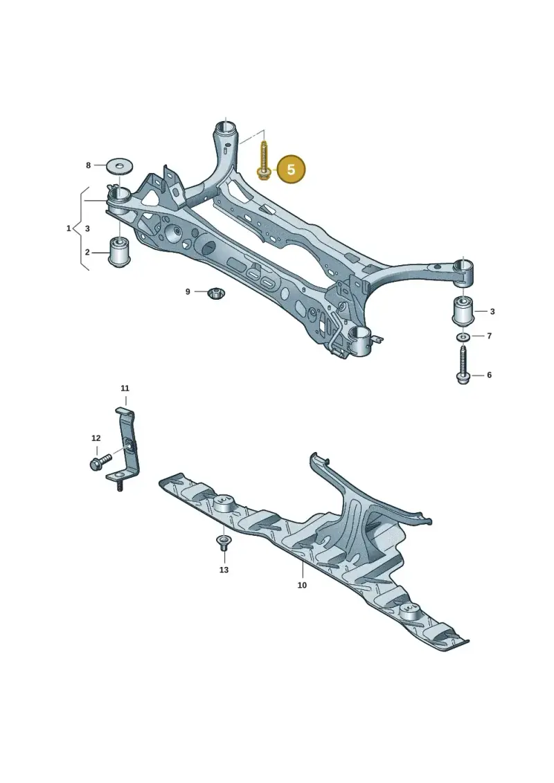 N91276101 — Volkswagen Passat estate (2023-) diagram 3j0505000, position 5