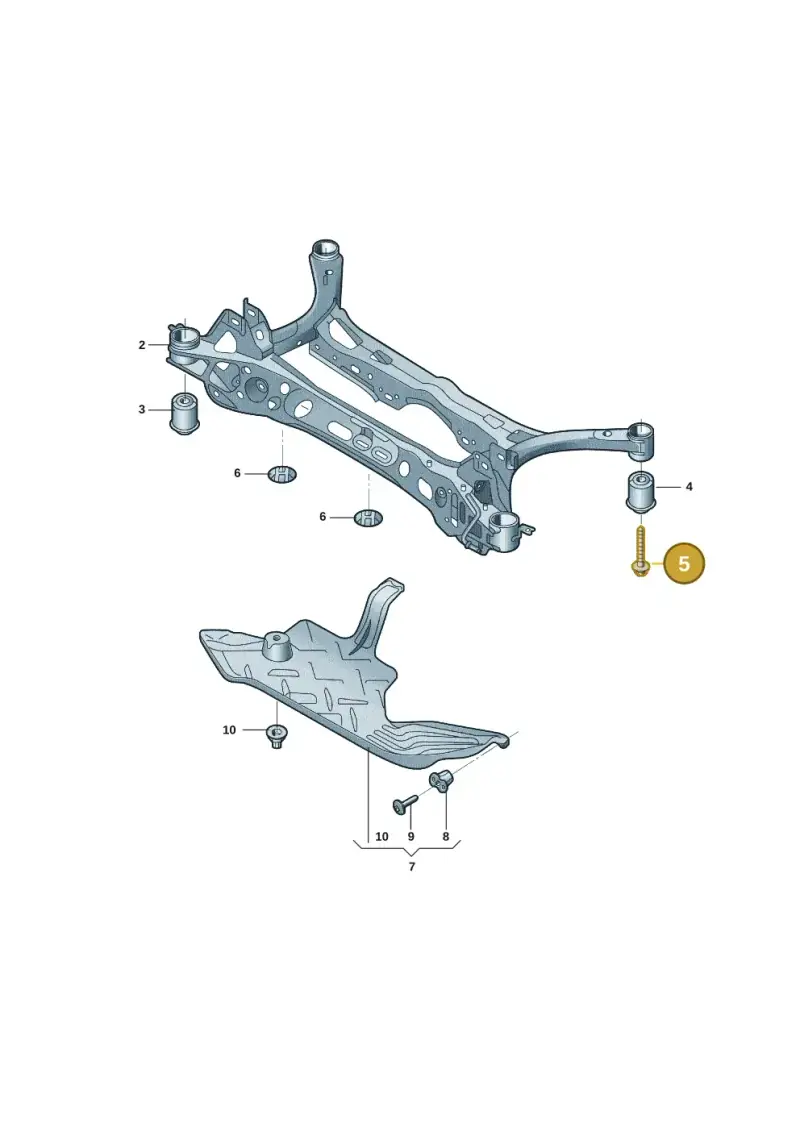 N91276101 — Volkswagen Tiguan (2024-) diagram 57d505000, position 5