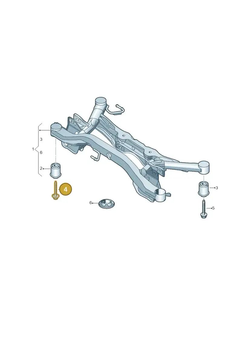 N91276101 — Volkswagen Atlas Cross Sport (2023-) diagram 689505000, position 4