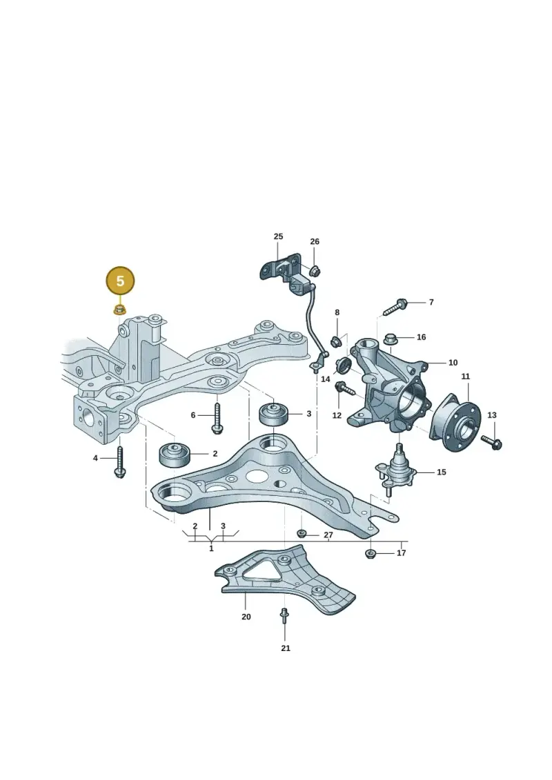 N91286201 — Volkswagen ID.6 X (2021-) diagram 12d407000, position 5