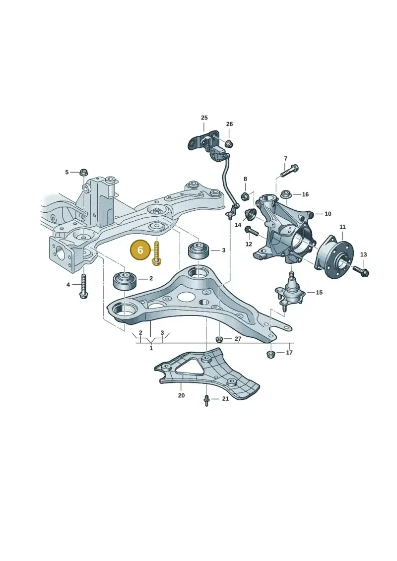 N91296301 — Volkswagen ID.3 Pro (2019-2024) diagram 10a407000, position 6