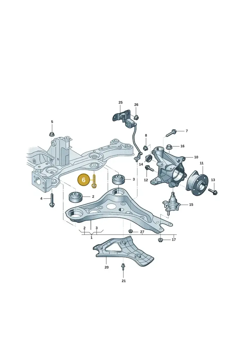 N91296301 — Volkswagen ID.6 X (2021-) diagram 12d407000, position 6