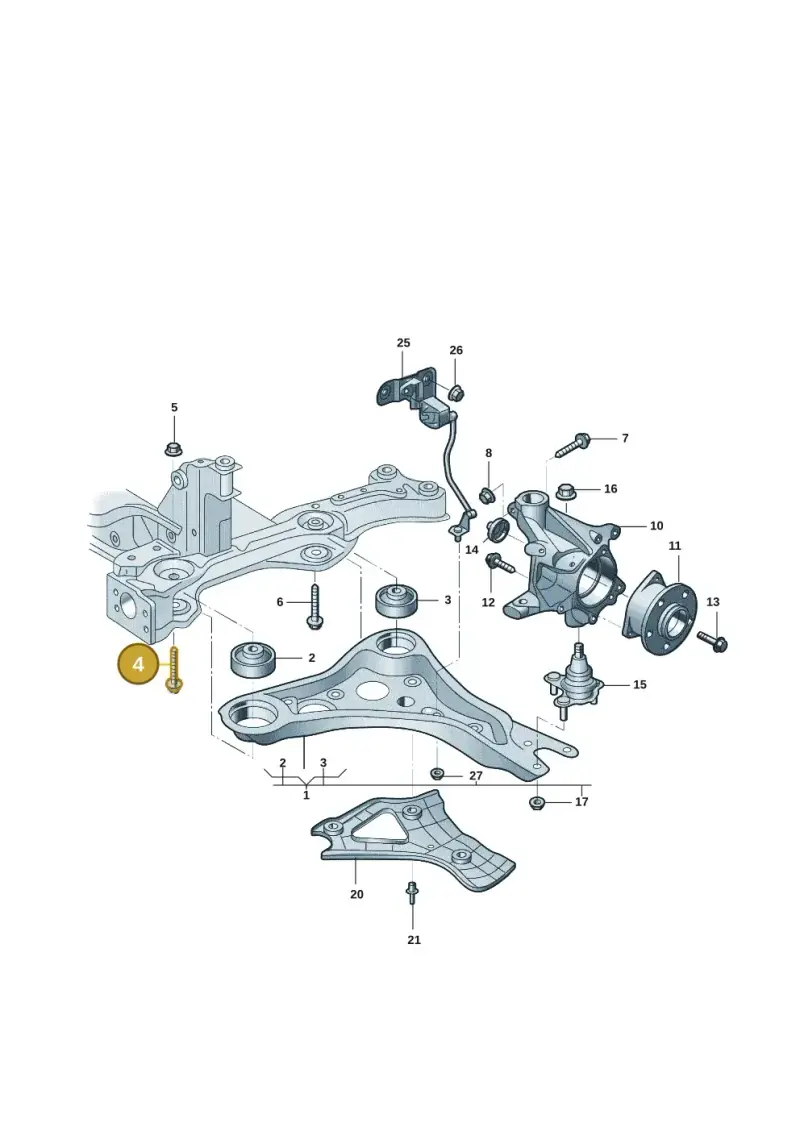 N91296401 — Volkswagen ID.6 X (2021-) diagram 12d407000, position 4
