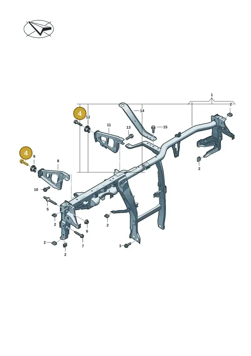 N91296901 — Audi Q6 e-tron (2023-2025) diagram f5s857000, position 4