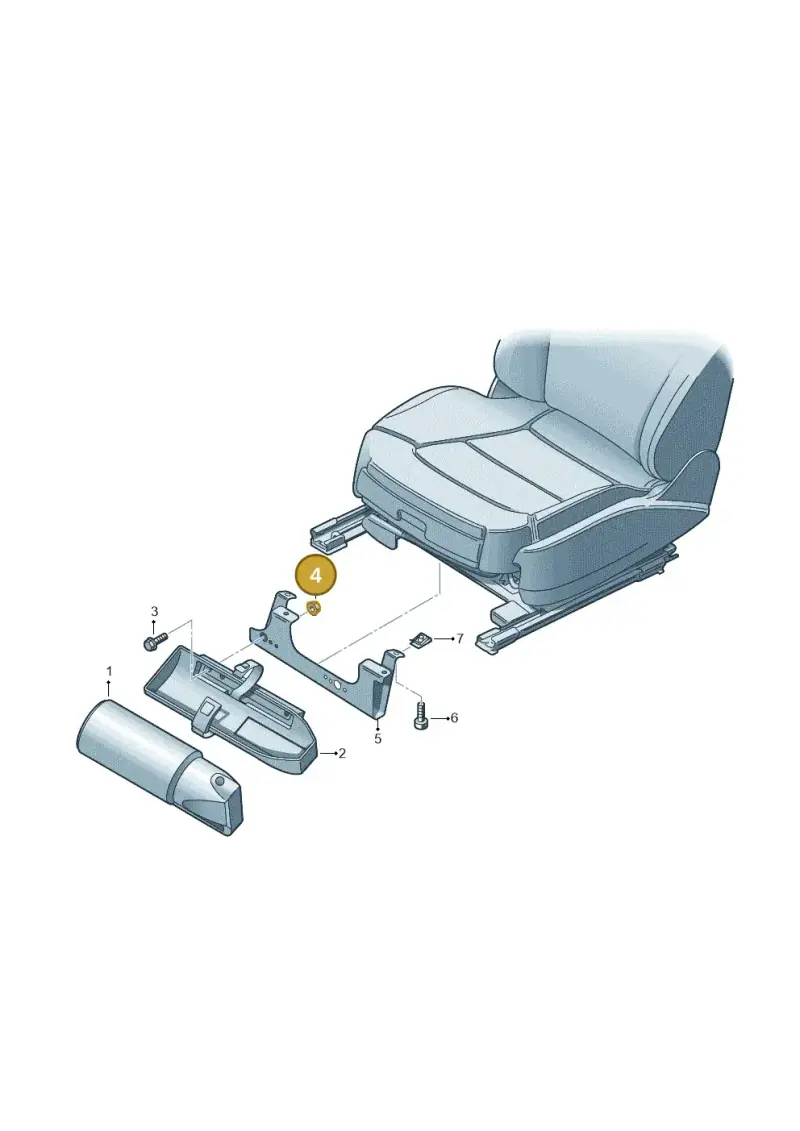 N91297401 — Volkswagen ID.7 Limousine Pro (2023-) diagram 636860100, position 4