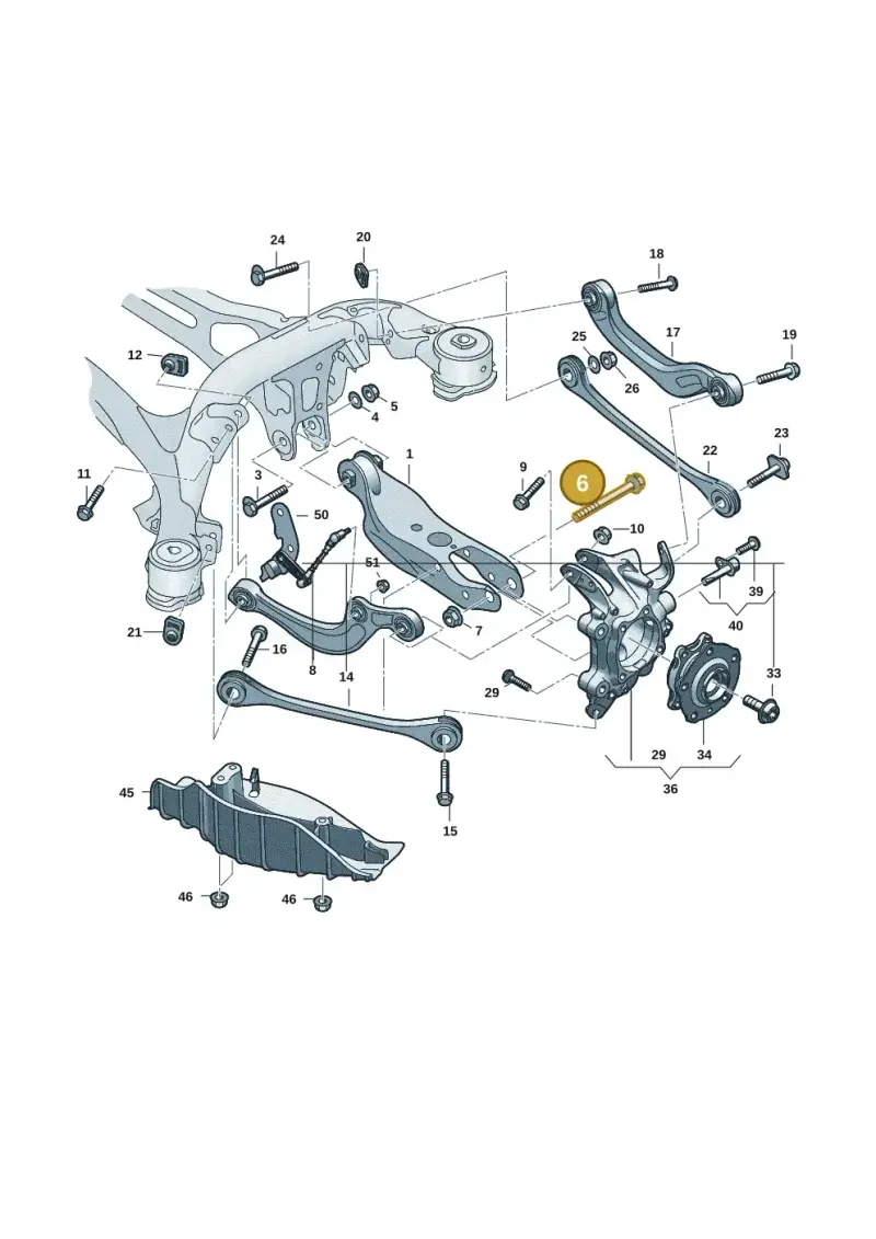 N91305601 — Audi Q6 e-tron (2023-2025) diagram f5s505300, position 6