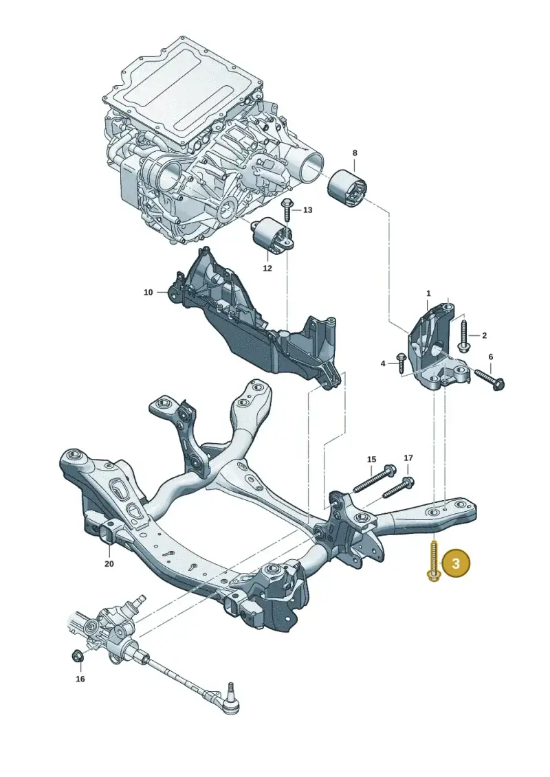 N91317301 — Audi Q6 e-tron (2023-2025) diagram f5s199000, position 3