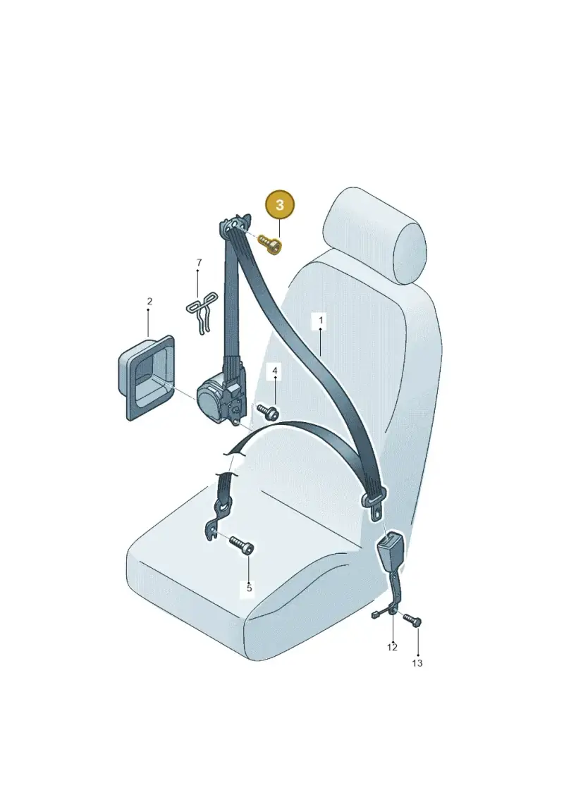 N98925201 — Volkswagen Up! 1.0 TSI (2013-2017) diagram 559857600, position 3