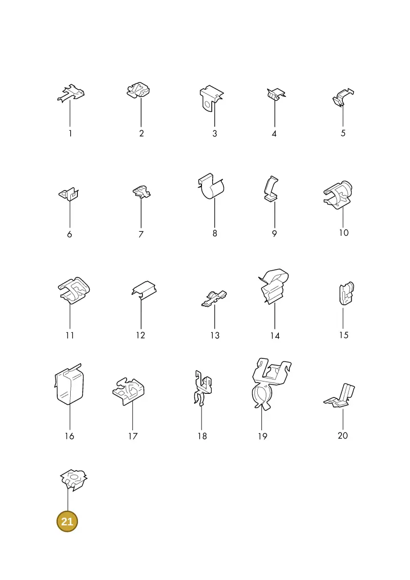 WHT000001AF — Audi 1J0 platform diagram 198977310, position 21