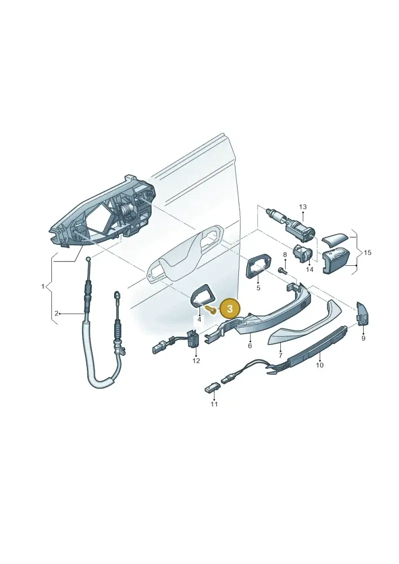 WHT000128 — Audi RS7 Sportback (2019-2025) diagram 435837000, position 3