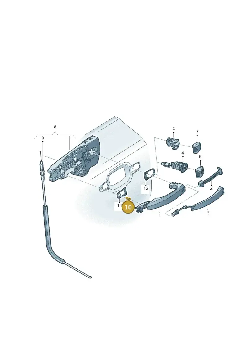 WHT000128 — Audi Q3 1.4 (2016-) diagram 855837000, position 10