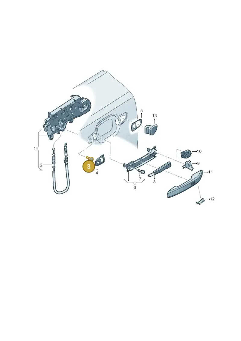 WHT000128 — Audi RS4 Avant (2017-2025) diagram 896839000, position 3