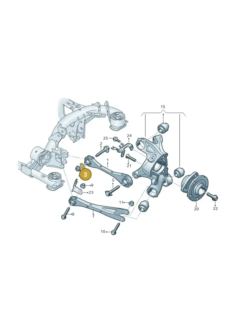 WHT000232 — Volkswagen ID.7 Limousine Pro (2023-) diagram 11a505120, position 3