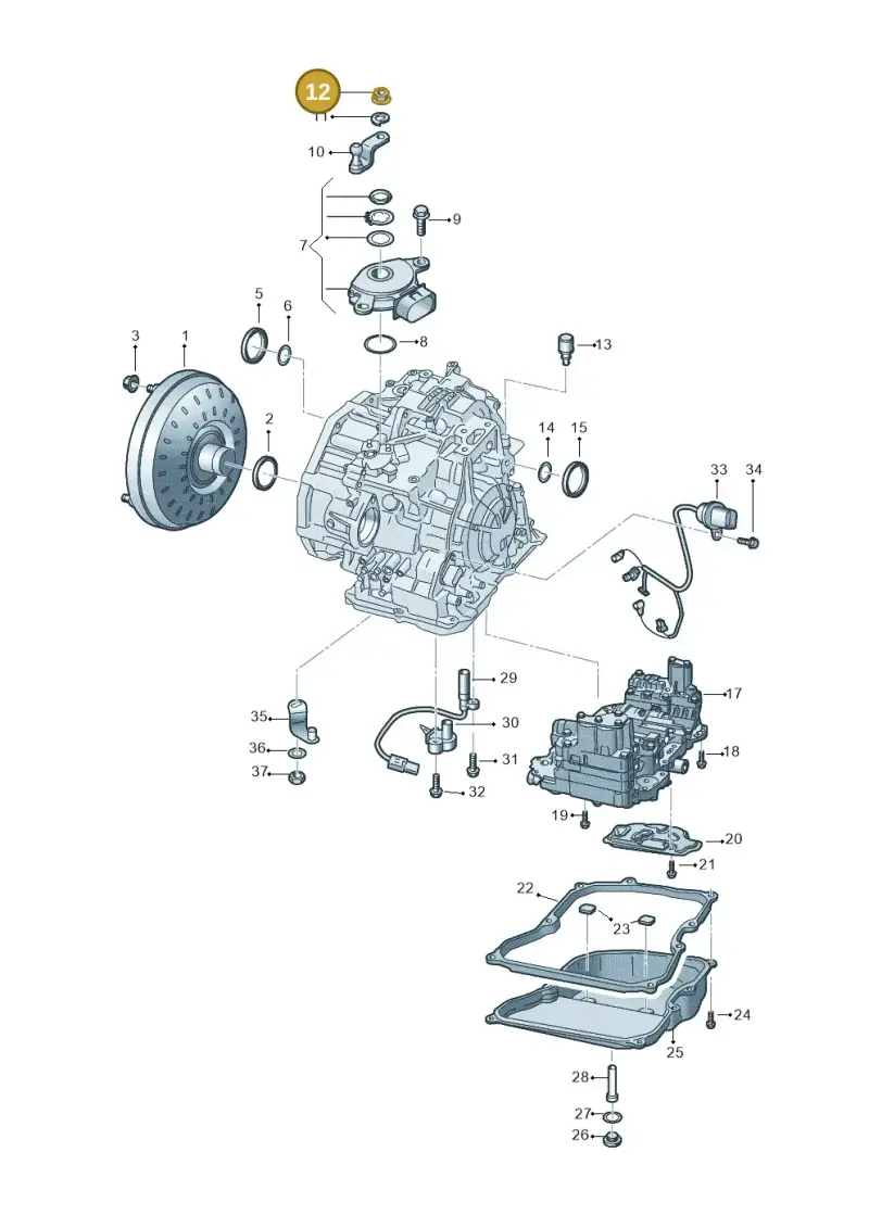 WHT000303 — Volkswagen Arteon (2017-2023) diagram 806300820, position 12
