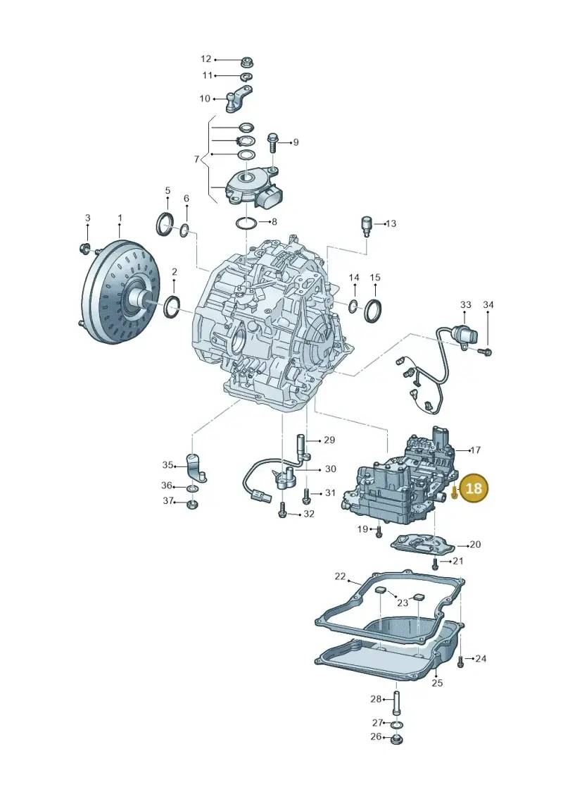 WHT000307 — Volkswagen Arteon (2017-2023) diagram 806300820, position 18