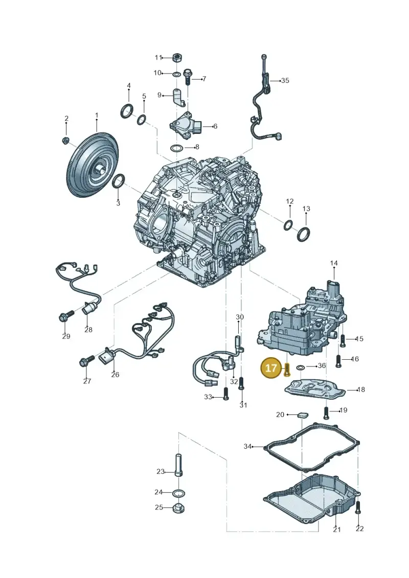 WHT000311 — Volkswagen Beetle (2016-2019) diagram 496300251, position 17