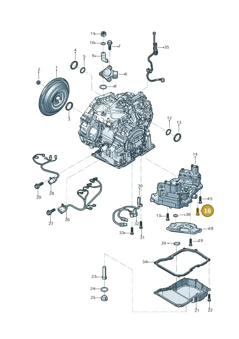 WHT000313 — Volkswagen Beetle (2016-2019) diagram 496300251, position 16