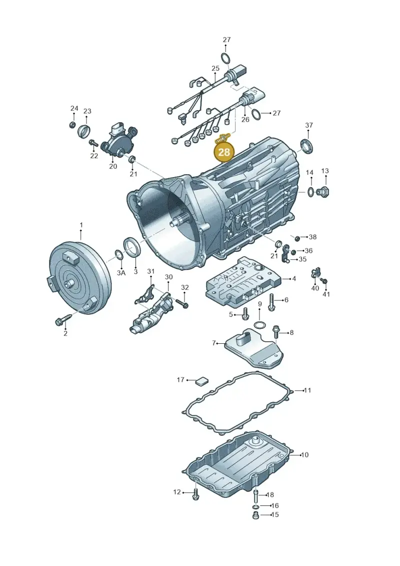 WHT000320A — Volkswagen Touareg BlueMotion (2014-2018) diagram 693321600, position 28