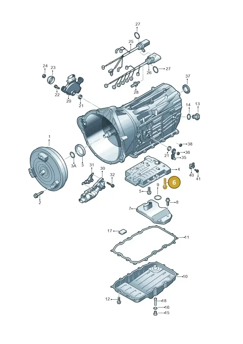 WHT000321 — Volkswagen Touareg BlueMotion (2014-2018) diagram 693321600, position 6
