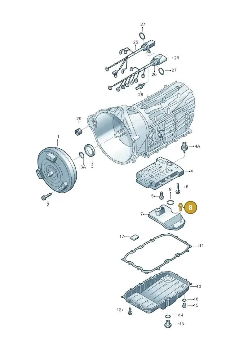WHT000322 — Volkswagen Touareg                08> (2007-) diagram 274321600, position 8