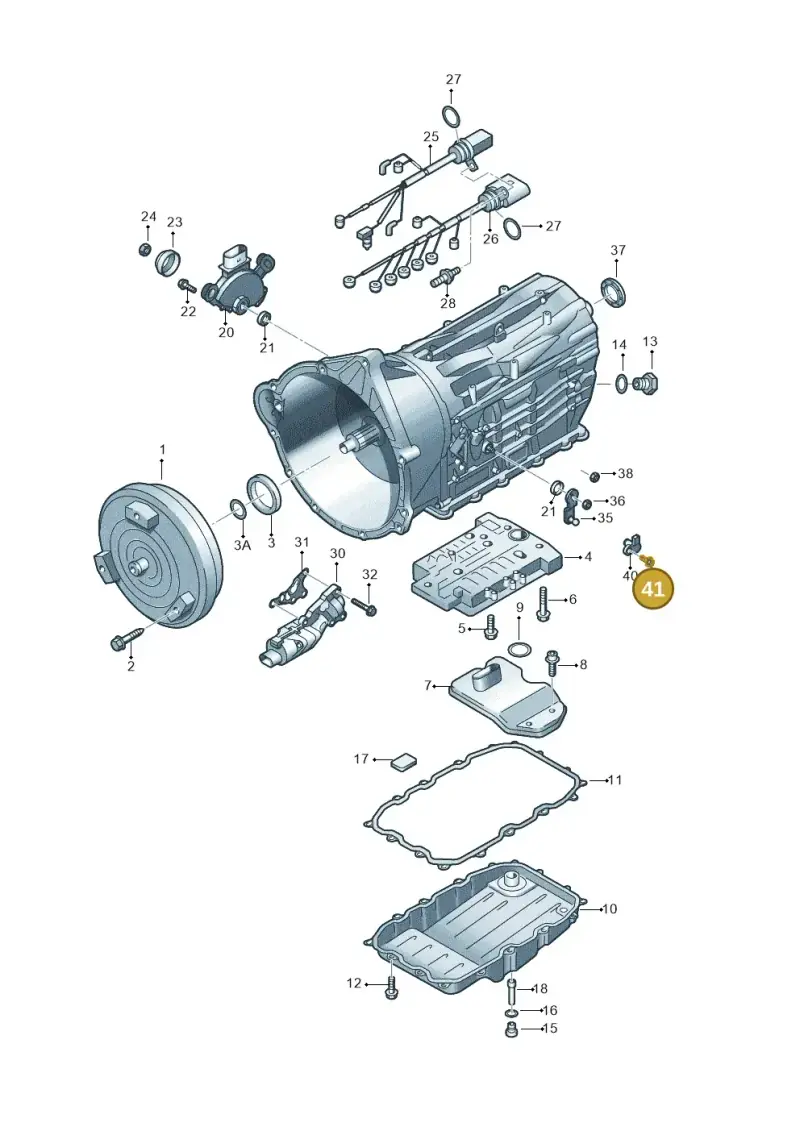 WHT000322 — Volkswagen Touareg BlueMotion (2014-2018) diagram 693321600, position 41