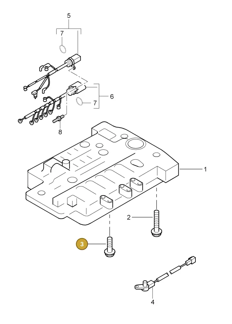 WHT000324 — Porsche Cayenne (2007-2010) diagram p31340002, position 3