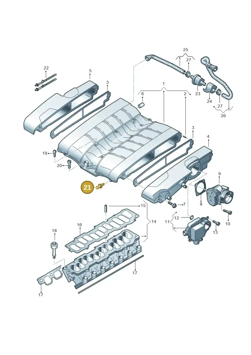 WHT000341 — Volkswagen Touareg                08> (2007-) diagram 274133870, position 21