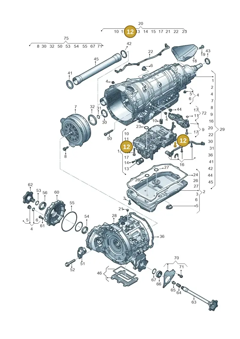 WHT000488 — Volkswagen Touareg (2017-2023) diagram 439300210, position 12