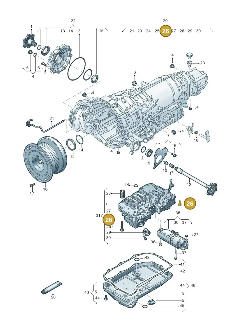 WHT000488 — Volkswagen Touareg (2017-2023) diagram 787300510, position 26