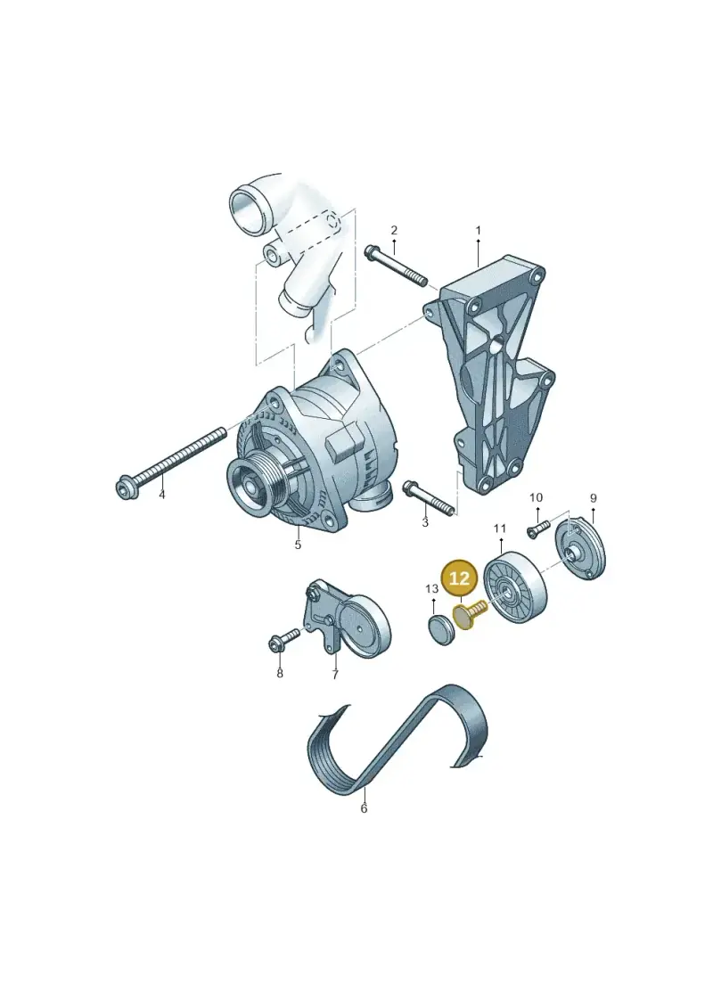 WHT000666A — Audi A4/S4 Cabrio./qu. 07> (2006-) diagram 247903800, position 12