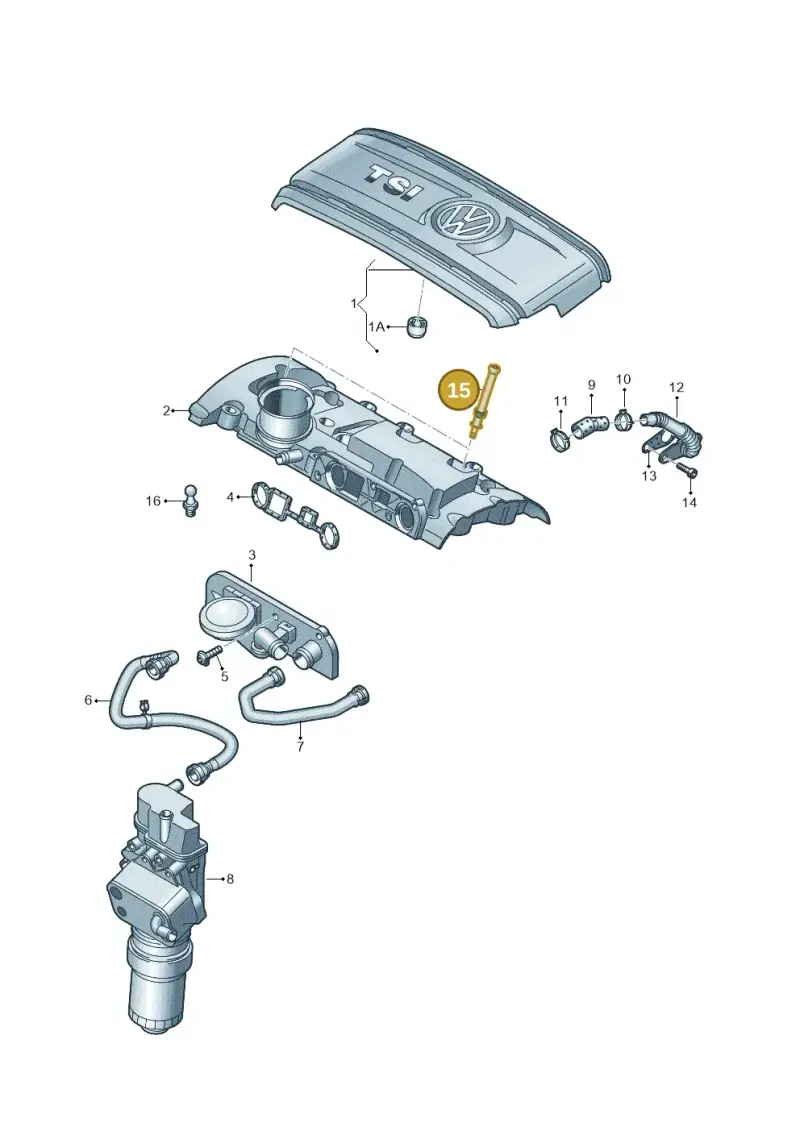 WHT000731A — Volkswagen Polo (2012-2014) diagram 747103720, position 15